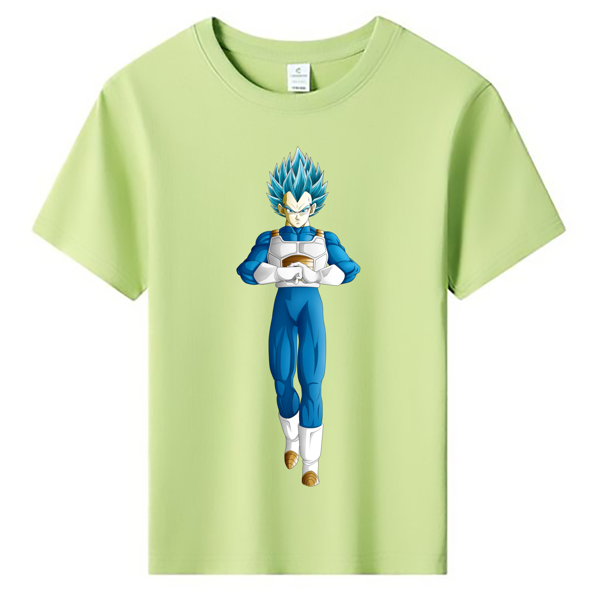 （画像用） ドラゴンボール ベジータ四世（Bejīta Yonsei）DRAGON BALL Vegeta IV 綿100％キッズTシャツ（フロントプリント）